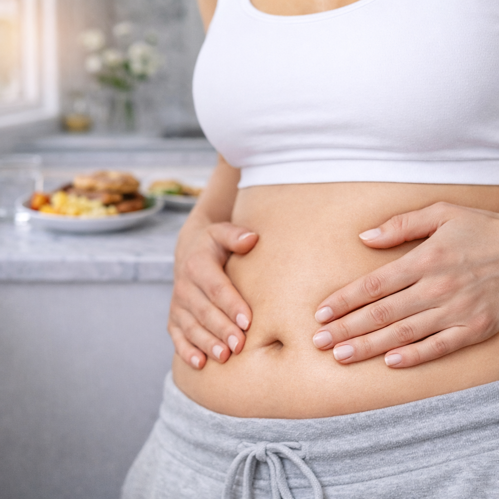 Abdomen hinchado y duro: No es grasa, es Inflamación